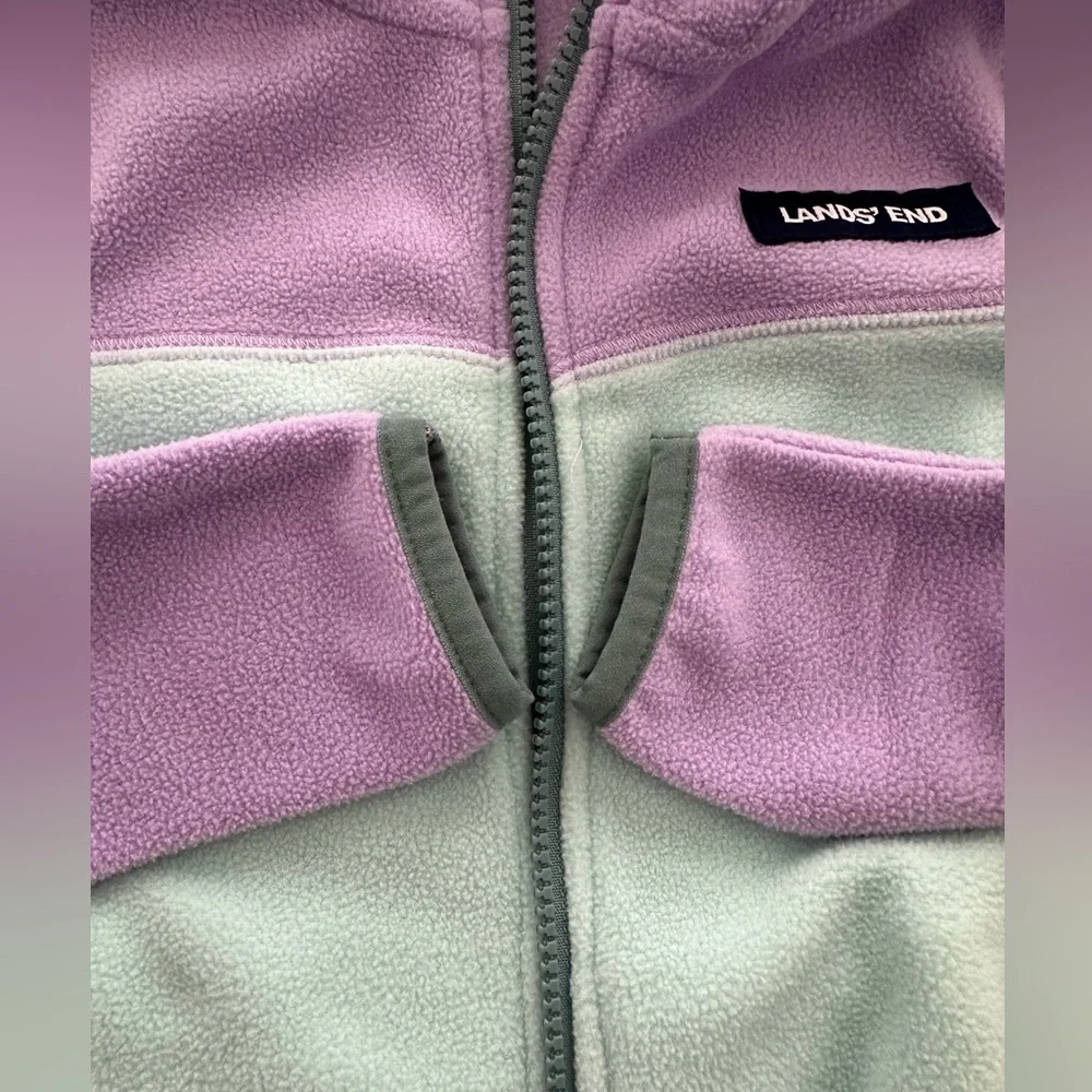 Lands End 3t fleece jacket - Picture 4 of 5